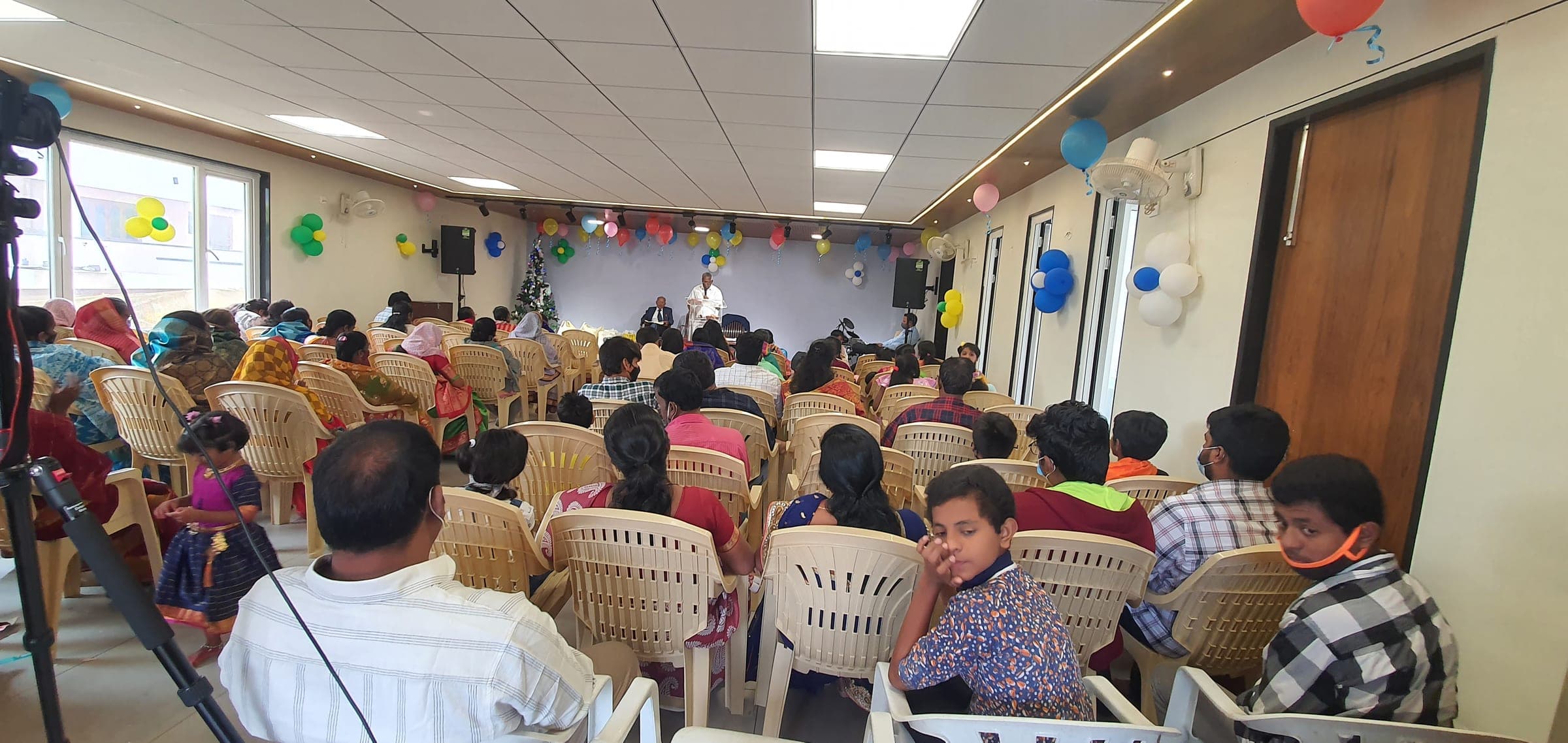 Congregation gathered for worship