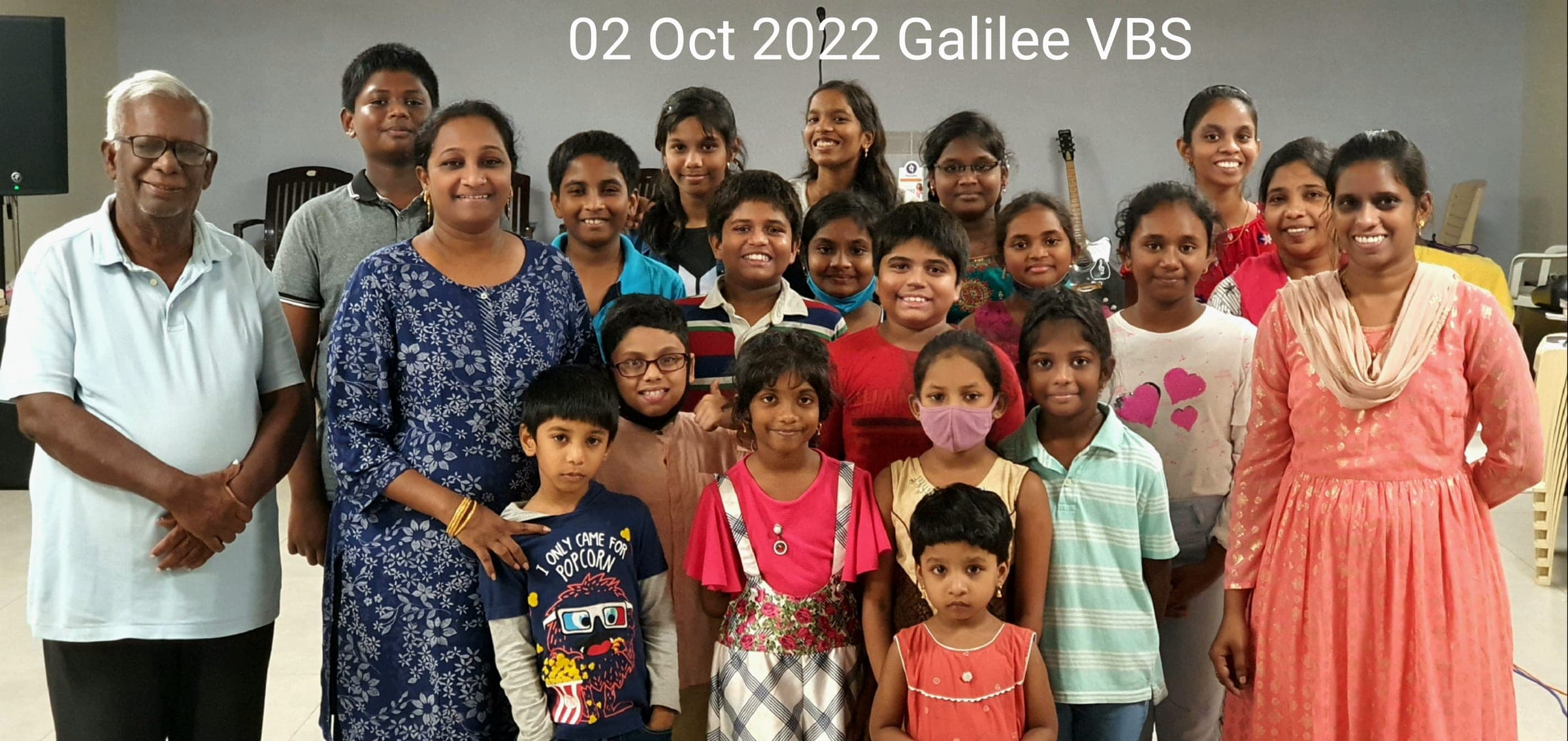 Vacation Bible School group photo