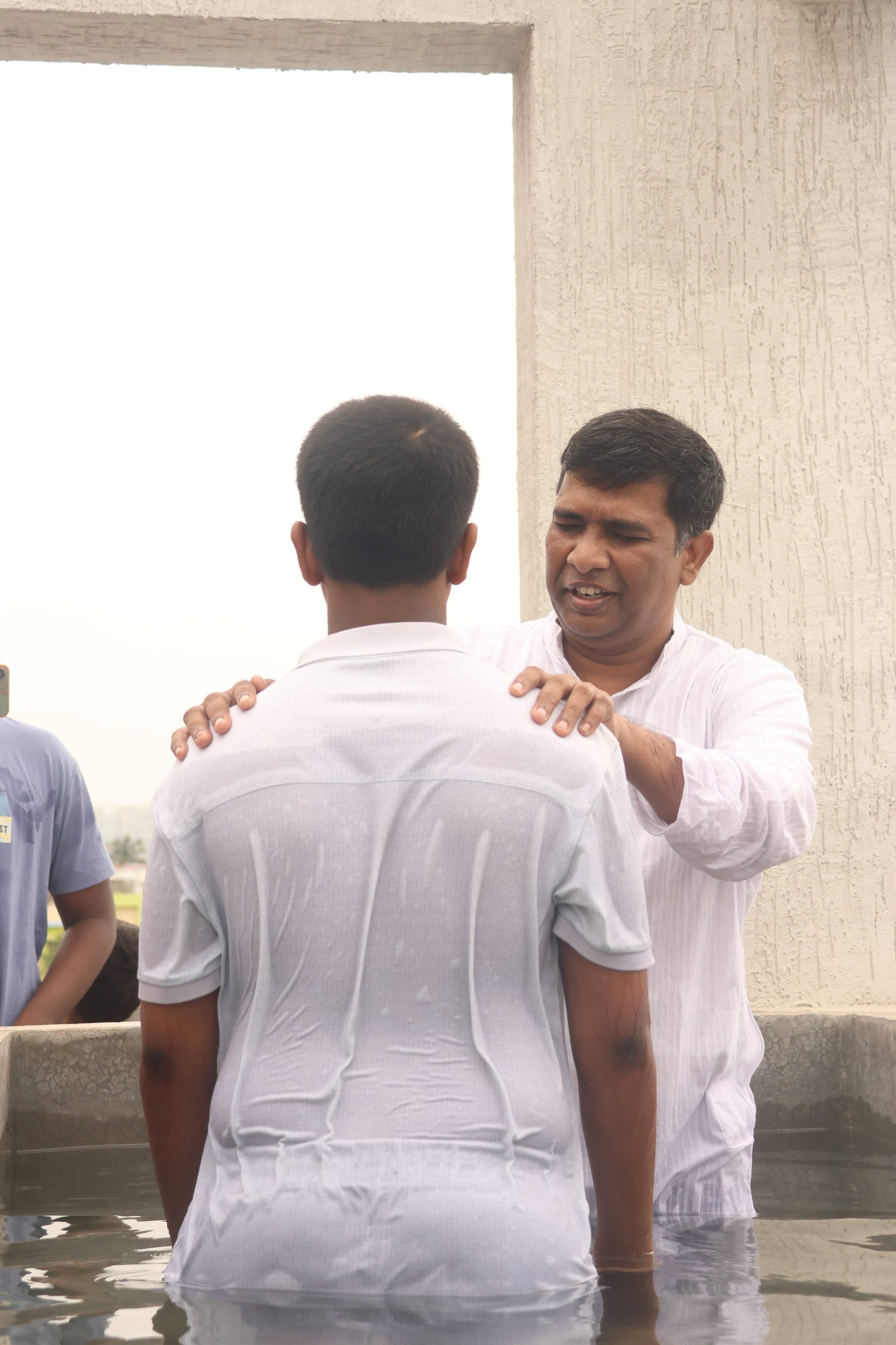 A baptism at Galilee Prayer Fellowship